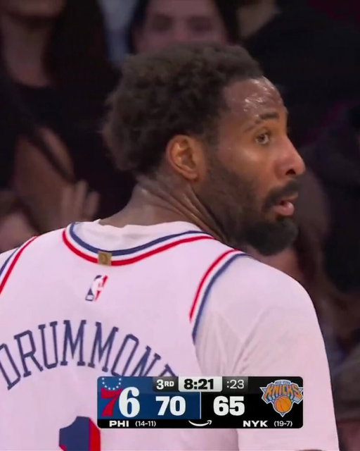 Drummond went 3-4 from deep in MSG 😳 

Hand down, man down 🎯 