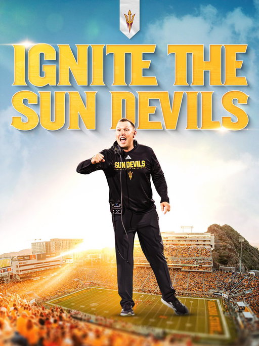 HE ISN'T GOING ANYWHERE, so it's time to IGNITE 🔱

The power of Sun Devil Nation is unmatched. Every decision to engage, show up, invest, and give back adds up. Join us now: https://ow.ly/wiut50XMSpC 