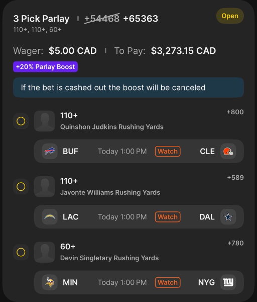 DraftKings NFL RBs 🏈🏃‍♂️💨

https://t.co/6mF6HA6N1A 