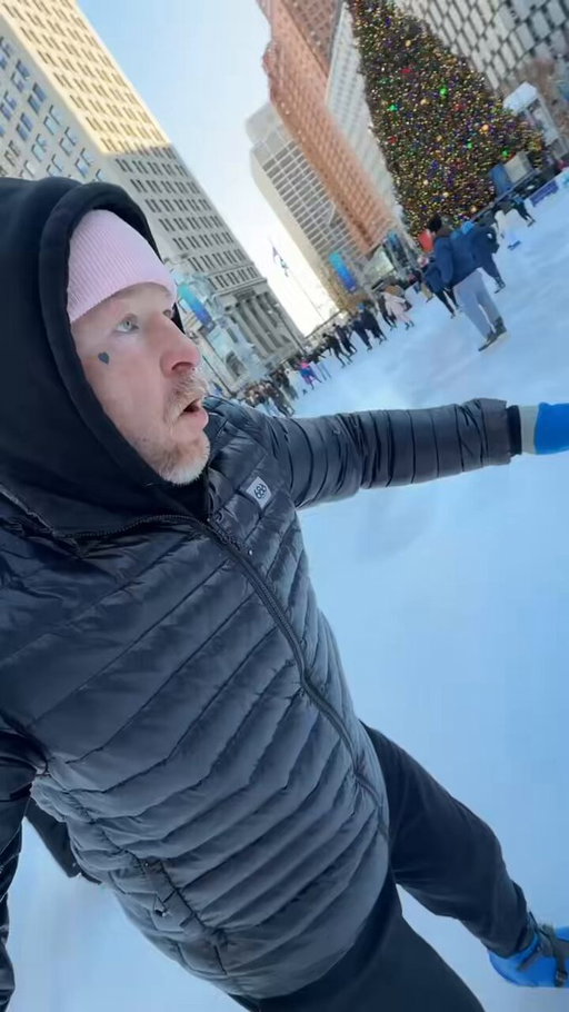 My girlfriend‘s really good at ice-skating. I told her because I’m professional athlete I could ice-skate in a matter of minutes.  As you can see, I’m incredibly awesome.
I’m amazing at everything I do! 