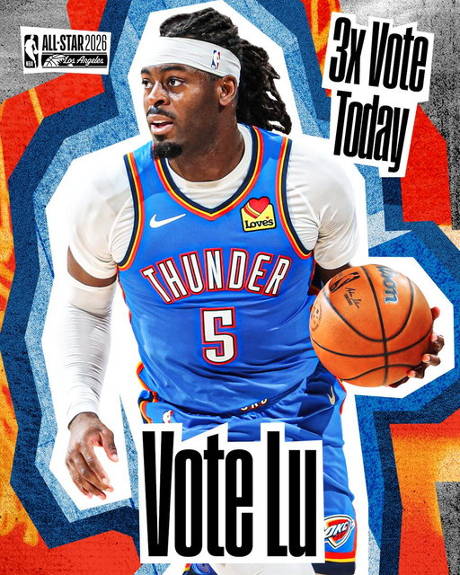 Triple vote Lu for NBA all-Star 💫

🗳️ https://t.co/0HE3nd0kPx 