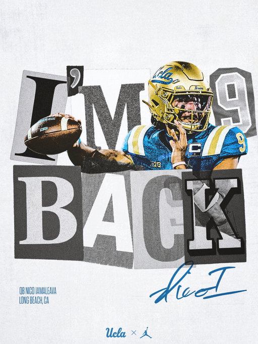 .@nico_iamaleava8 is staying in Westwood! 🙌

The Long Beach native returns to UCLA for his redshirt junior season in 2026.

#GoBruins 