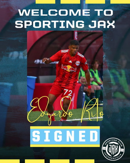 USL All-League talent ➡️ Sporting JAX. 🔥
Help us welcome defender Edgardo Rito to Jacksonville! @edgardorito72 