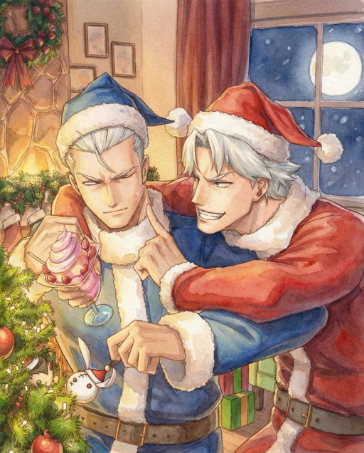 Happy Holidays from Dante and Vergil. Devil May Cry Season 2 comes out May 12 only on Netflix.

🎨 Studio Mir 