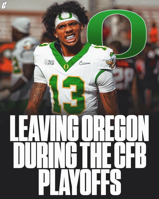 Imagine losing a player while getting ready to play a CFP game 😭 