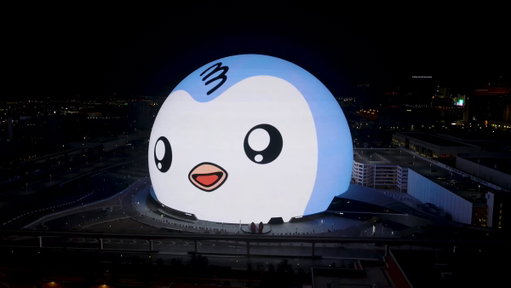 Pudgy Penguins is now live on the Exosphere of @SphereVegas 🐧 