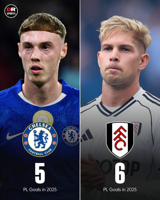 Will Cole Palmer end 2025 with less Premier League goals than Emile Smith Rowe? 😳

#Chelsea #Fulham #Arsenal 