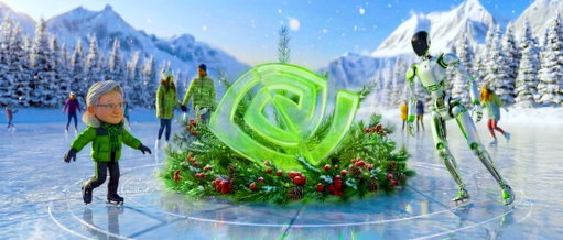 🎄 Lights are bright, spirits high,
Innovation reaching the sky,
To every gamer, builder, developer too,
Happy holidays from NVIDIA to you! 💚 