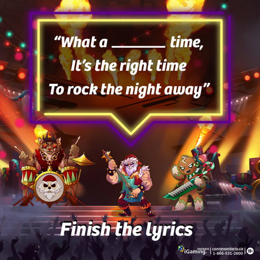 🎸 Turns out Santa’s a full-time rockstar when it isn’t Christmas, and he’s belting out a merry banger. Finish his lyrics for the chance to win a $𝟔𝟎 𝐀𝐦𝐚𝐳𝐨𝐧 𝐯𝐨𝐮𝐜𝐡𝐞𝐫!⁣

________⁣ ⁣     ⁣
Rock Star Santa Multimax by Yggdrasil.  ⁣
Three randomly selected winners will be announced on 31st December to each win a $60 Amazon voucher.       ⁣
Winners must message us to redeem. Vouchers not exchangeable for cash.