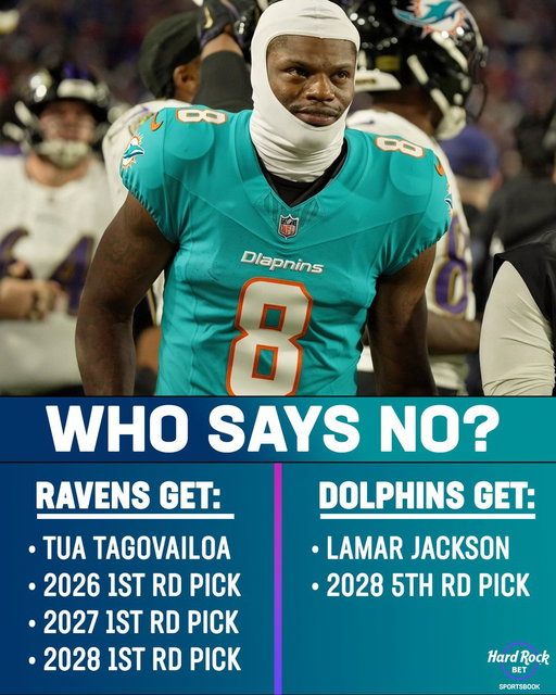 Can you imagine Lamar on the Dolphins!? 