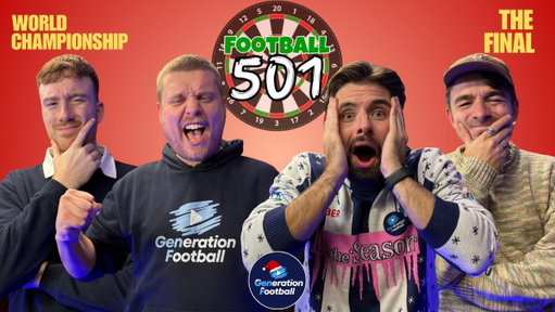 Merry Christmas! Watch Football 501® World Championships - Ep 3: THE FINAL

@SebOnFootball @Tgarratt10 @TalkCPFC @ben_bowman_ @TobyEvenden @Rory_Talks_Ball @ConnaChahal 

https://youtu.be/FaidYM7GY6A 