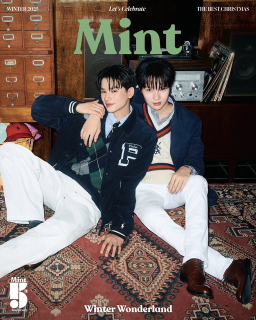 Actors @Harit_keng and @Nampingnapat are featured on the digital cover of @Mintmag_TH in full #PoloRalphLauren looks. 