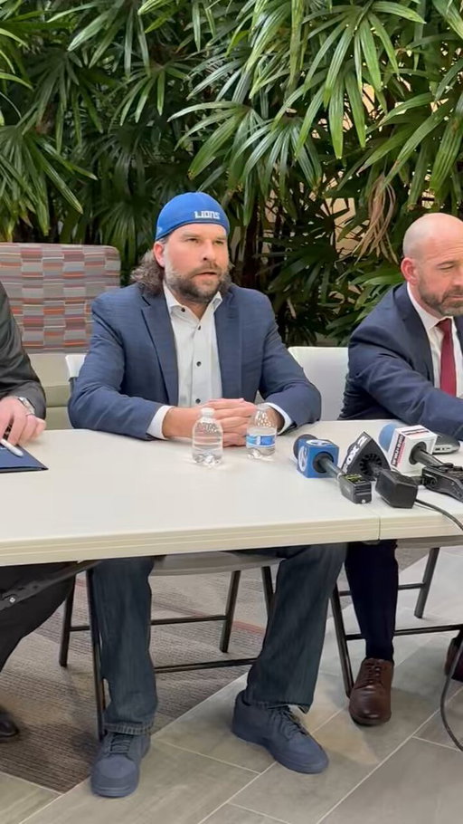 Ryan Kennedy (Lions fan involved in the altercation with DK Metcalf) held a press conference today, saying he did not use any foul language during the altercation and has received threats since the allegation. 😑

(🎥 @JeremyOttoPxP)
