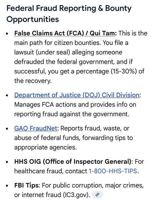 @nickshirleyy Sue them all via the False Claims Act 