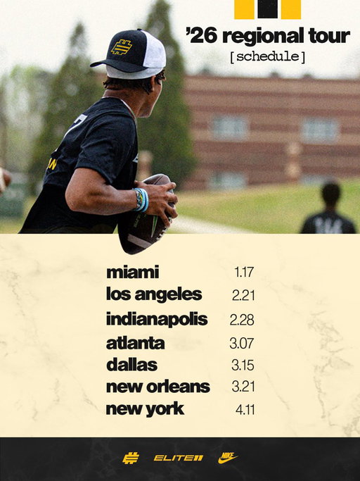 This is the standard. Prove you belong. 

The 2026 regional schedule is LIVE

Who’s next?? 