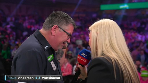 Gary Anderson's had a mare here 🤣
