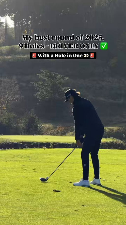 Hole in One with driver only! One of the best rounds of the year. 