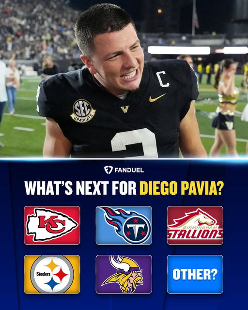 Diego Pavia's college career could be over.

What's next for the Heisman finalist? 🤔

#NFL | #AnchorDown 