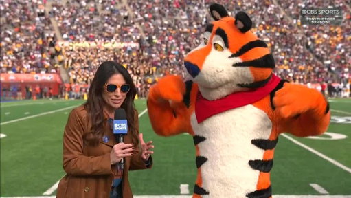 Either CBS has the best camera in history or I’ve had too many screwdrivers but I fully thought I was staring at a cartoon 