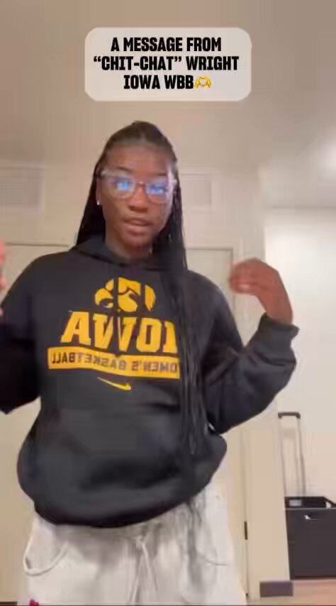 Special message from “Chit Chat” Wright from @IowaWBB ‼️

Happy New Year from the Iowa NIL Store 🎉🎊 