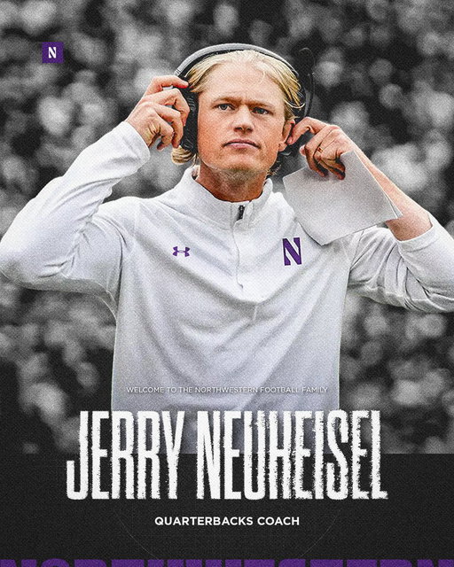 Welcome to Northwestern Football, Jerry Neuheisel!

Neuheisel joins the staff as Quarterbacks Coach after eight seasons at UCLA, most recently as an offensive playcaller. 