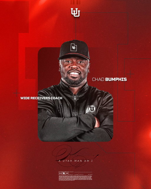 Welcome 𝑩𝑨𝑪𝑲 to 𝐔𝐭𝐚𝐡‼️

@_CoachBump has been named our new 𝐖𝐢𝐝𝐞 𝐑𝐞𝐜𝐞𝐢𝐯𝐞𝐫𝐬 𝐂𝐨𝐚𝐜𝐡 🙌

📰 https://t.co/Al5u6abdlB

#GoUtes 
