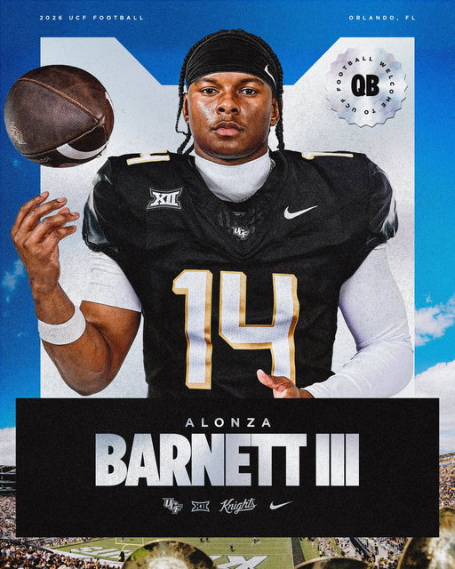 Welcome to UCF, @alonzabiii ⚔️ 