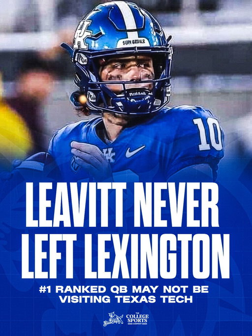 Stein and Co still have Sam Leavitt on ground in Lexington 👀 