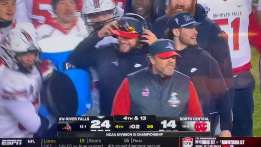 UW-River Falls winning the Stagg Bowl is one of the most improbable turnarounds in recent college football memory. The Falcons hadn’t even made the D3 playoffs since 1996.

Now, head coach Matt Walker brings a national championship to River Falls for the first time ever. 
