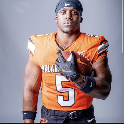 BREAKING 🚨🚨🚨: James Madison running back Ayo Adeyi has committed to Oklahoma State. He has 2,480 career rushing yards with 17 touchdowns.

Running Back Room is Stacked. 