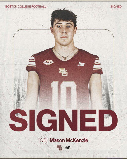 The Signal Caller. Welcome QB, @MckenzieQb1 to BC 