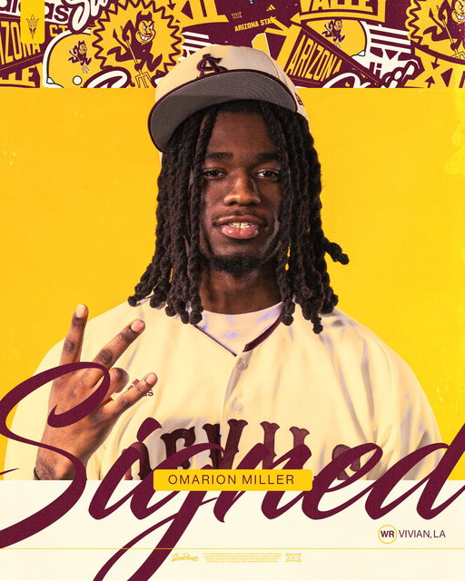 Omarion Miller has signed with the Arizona State Sun Devils. 
