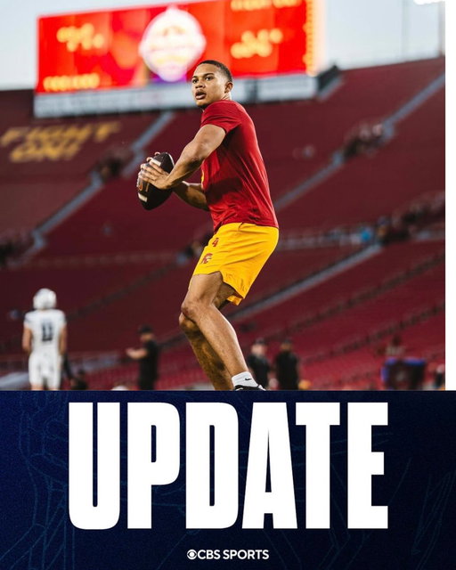 USC five-star freshman QB Husan Longstreet has had communication with USC that he’s considering entering the transfer portal, sources tell @CBSSports.

No final decision has been shared with the team as of yet. 