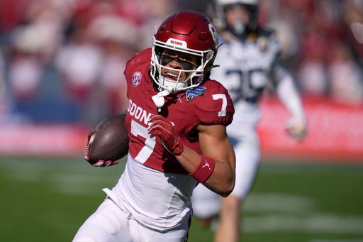 Oklahoma WR Zion Kearney plans to enter the portal, his rep @topflightboog_ and tells @CBSSports.

Kearney ranked as the No. 133 overall player in the 2024 class. Has 10 catches for 159 yards and a TD in his career.

https://t.co/lPPwaVDoEb 