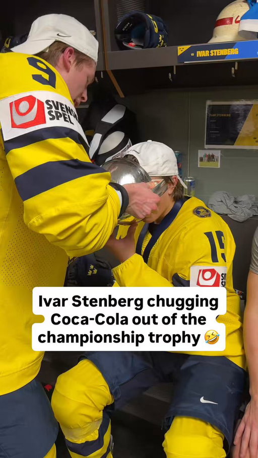 Talk about a sugar rush 😂🏆

#WorldJuniors 