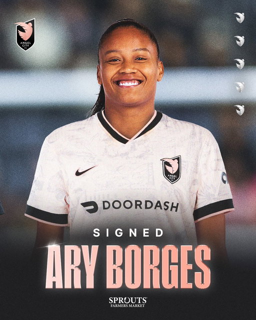Welcome to LA, Ary!
📰 #AngelCityFC has signed Brazilian international midfielder Ary Borges to a three-year contract, bringing a dynamic and creative playmaker to Los Angeles.

Today's roster update: https://t.co/7M4tpUwxQH 