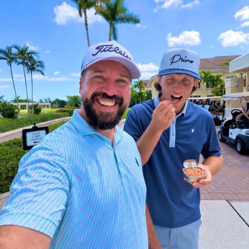 @KingJames @GrantHorvatGolf I mean he’s been playing some good golf, maybe that’s the secret 🤷🏻‍♂️ 