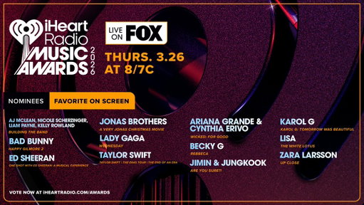 🍿 FAVORITE ON SCREEN 🍿

Cast your #iHeartAwards votes now: https://t.co/aPueslpIy4 