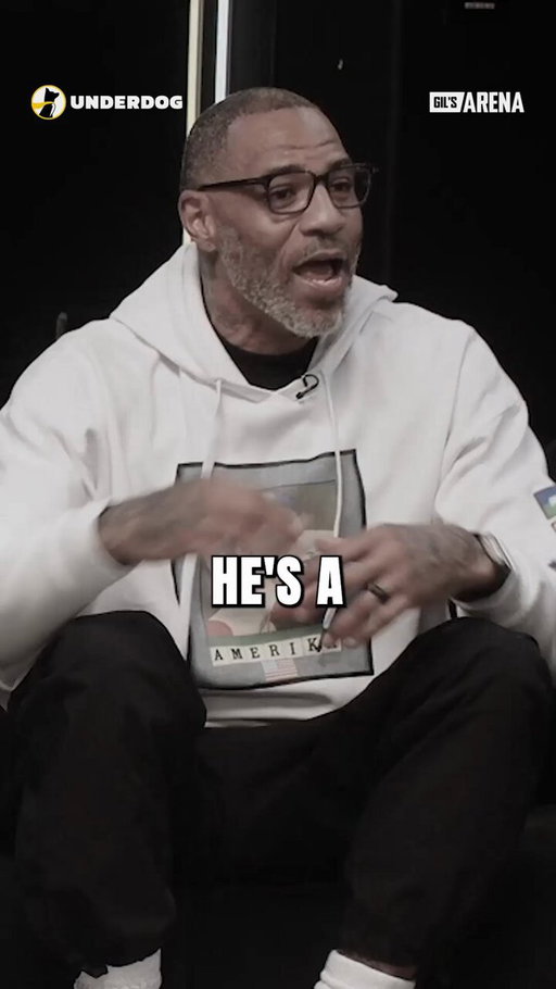"What part of this f*cking statement do you not understand?!"

@KenyonMartinSr goes OFF on the couch for calling Jaylen Brown a shooting guard. 