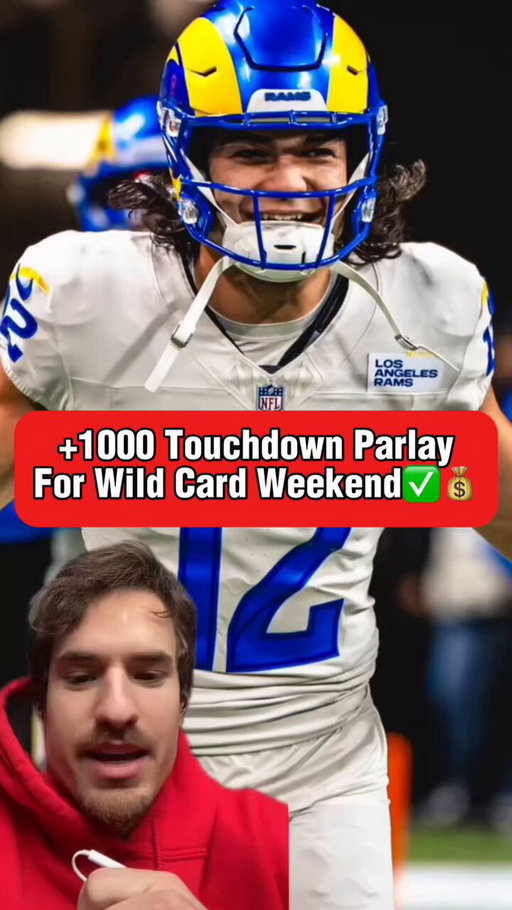Bet This 10-1 TD Parlay for NFL Wild Card Weekend 💰🏈 
