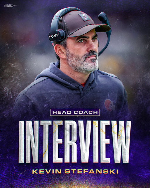 We have completed an interview with Kevin Stefanski for our head coach position. 