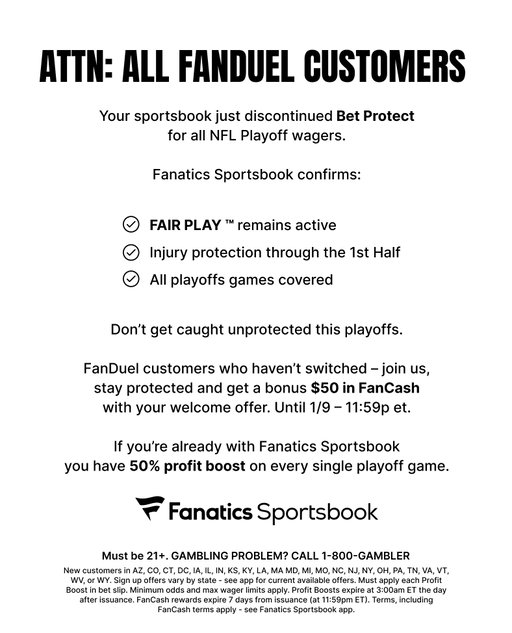 FanDuel: "injuries happen lol"
Us: 