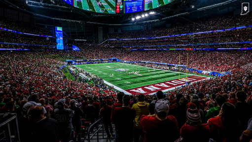 It's not our home stadium, but it is our home crowd. 

Hoosier Nation SHOWED OUT. 