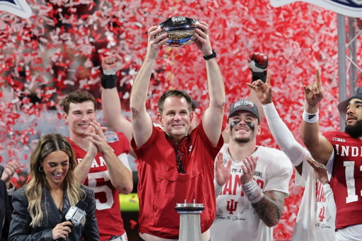 Largest Point Differential in a Single Season in CFP Era

1. 2025 Indiana +473
2. 2018 Clemson +467
3. 2019 Ohio St +464
4. 2019 Clemson +456
5. 2021 Georgia +426
6. 2018 Alabama +413
7. 2022 Georgia +402
8. 2019 LSU +398
9. 2023 Oregon +388
10. 2016 Alabama +387
10. 2025 Texas Tech +387