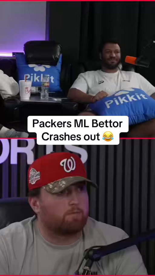 2 minutes of Krabs crashing out over Packers ML 😂 