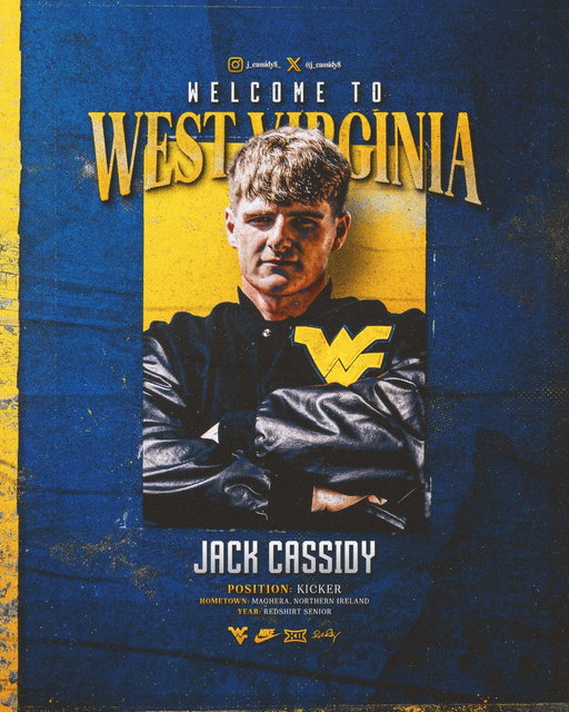 Welcome to West Virginia ✍️

Let’s Go @j_cassidy8! 