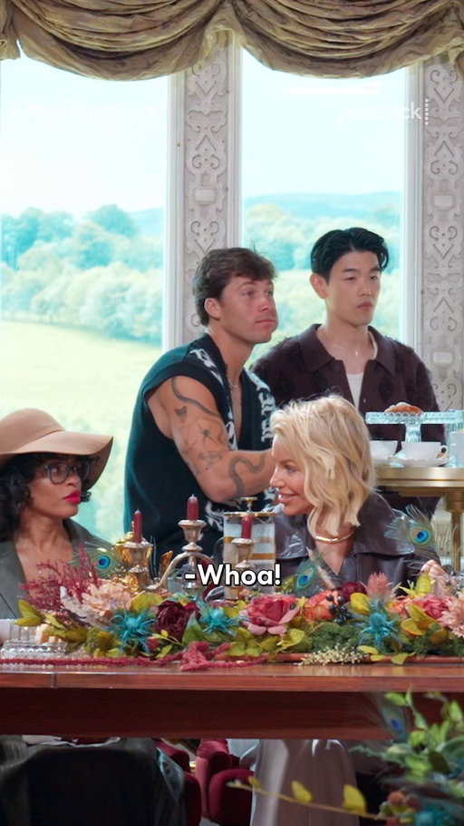 Morning chaos starts in the breakfast room. 

A new season of #TheTraitorsUS is streaming now on Peacock. 