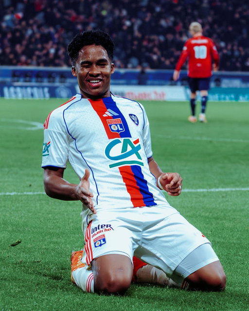 First match. First win. First goal! 🔥⚽️🙏🏿 @OL 