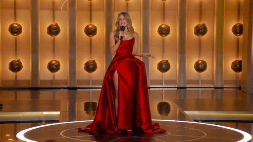 Nikki Glaser CRUSHED her opening monologue for the #GoldenGlobes AGAIN!

