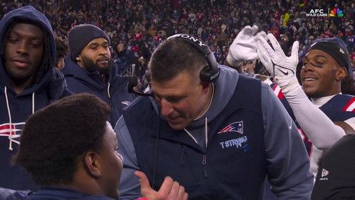 Just a little blood for Vrabel 😅 